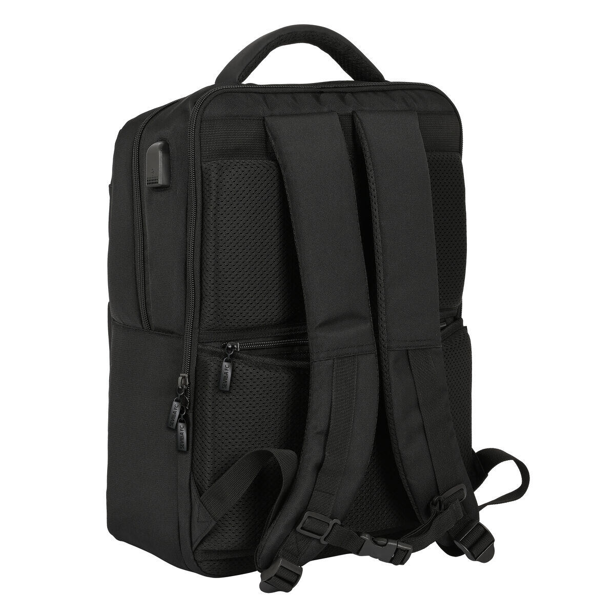 Mochila para notebook Sevilla Fútbol Club Premium Preto 5/5