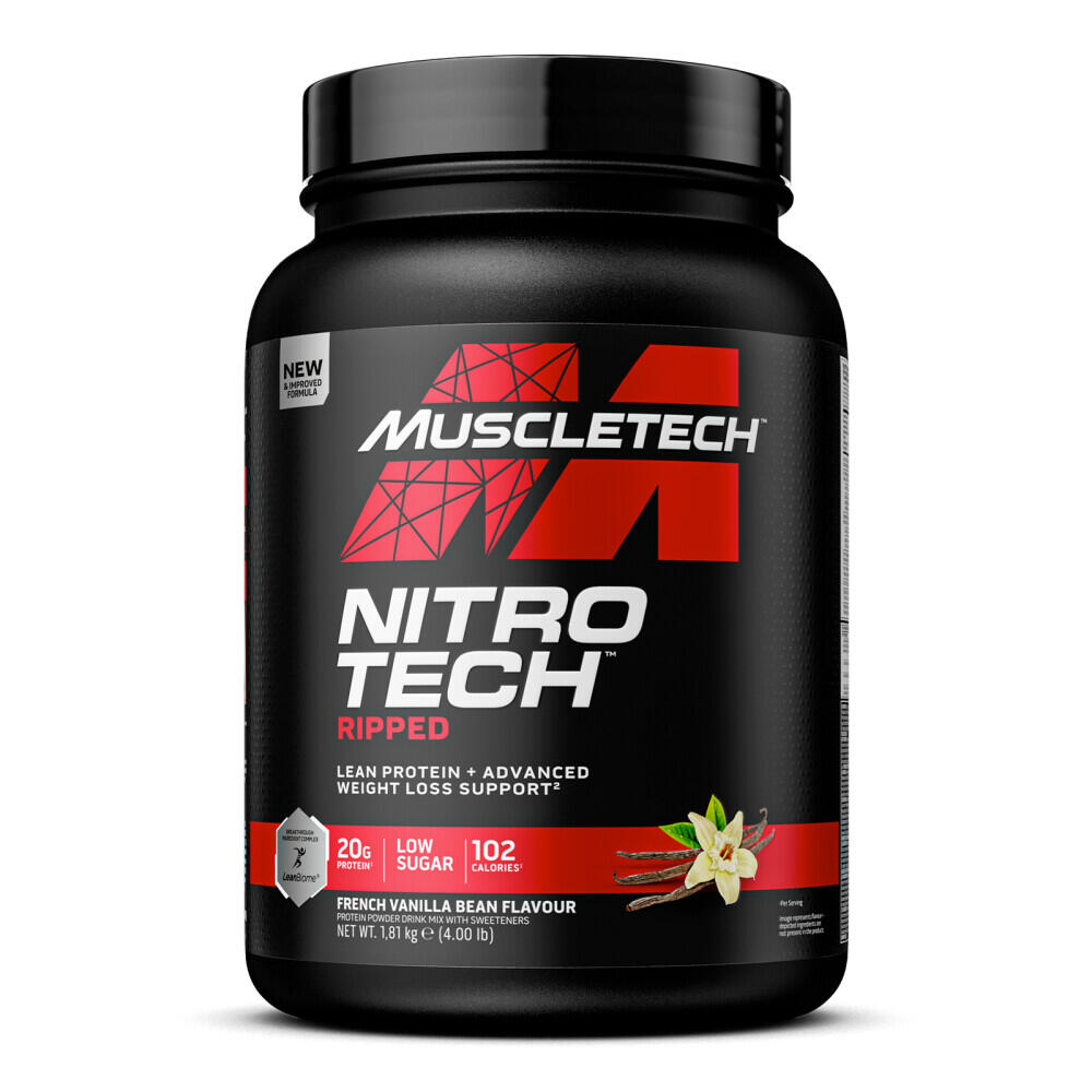 MUSCLETECH Muscletech Performance Series Nitro-Tech Ripped (4lbs) French Vanilla Swirl