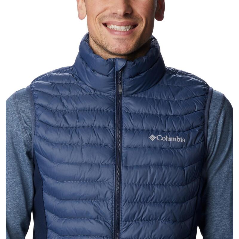 Férfi mellény, Columbia Powder Pass Vest, kék