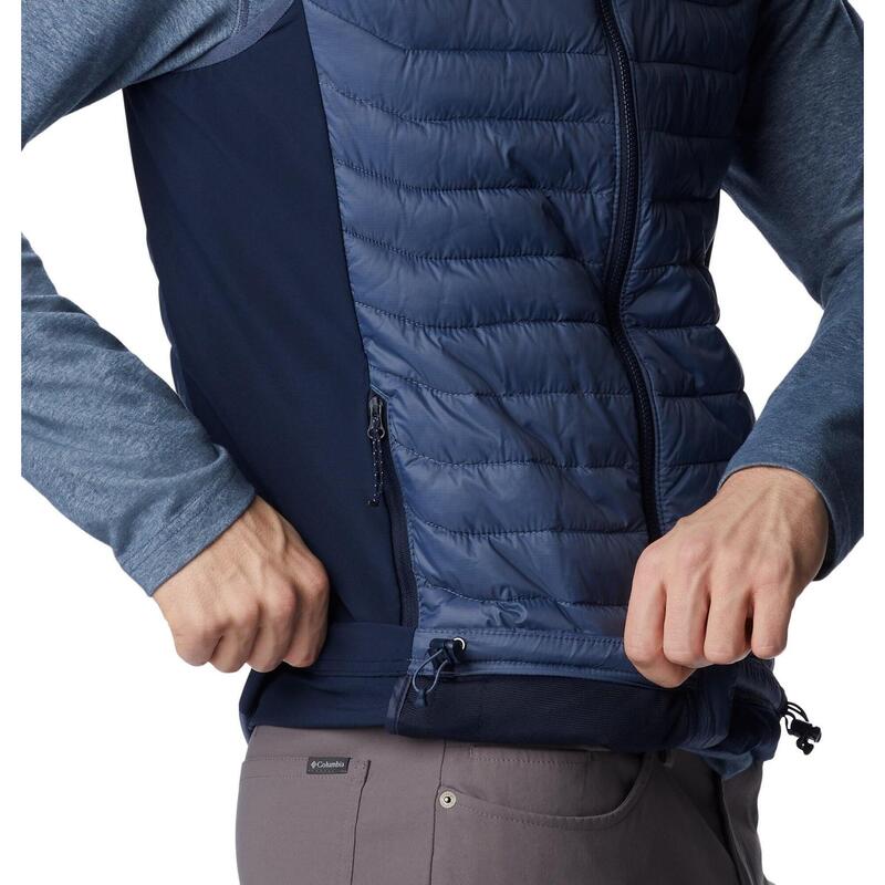 Férfi mellény, Columbia Powder Pass Vest, kék