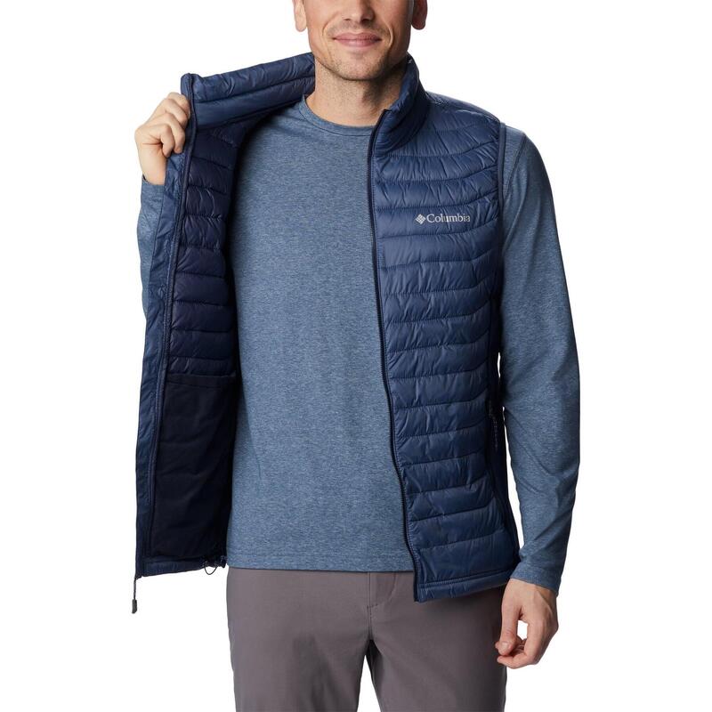 Férfi mellény, Columbia Powder Pass Vest, kék