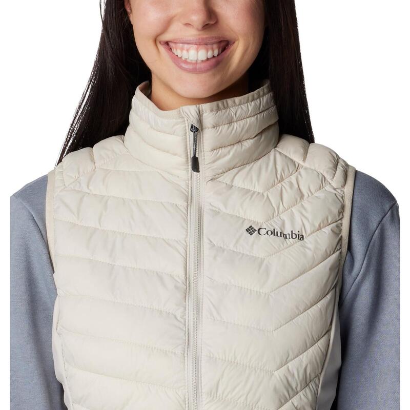 Női mellény, Columbia Powder Pass Vest, bézs
