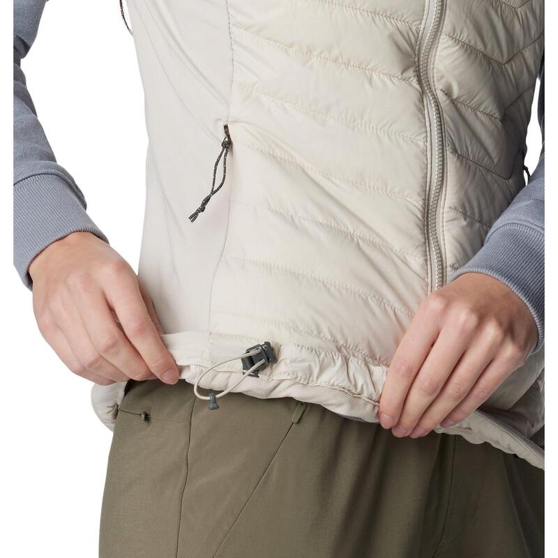 Női mellény, Columbia Powder Pass Vest, bézs