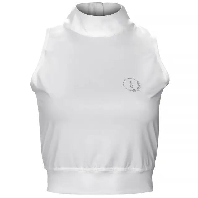 Equestrian Queen - Haut Court Femme Equestrian Queen Rylee 24ss Noir/blanc - Chemise Sans Manche - Blanc - Decathlon