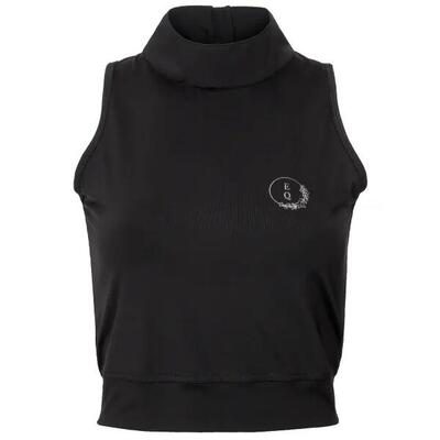 Dames crop top equestrian queen rylee 24ss zwart/wit