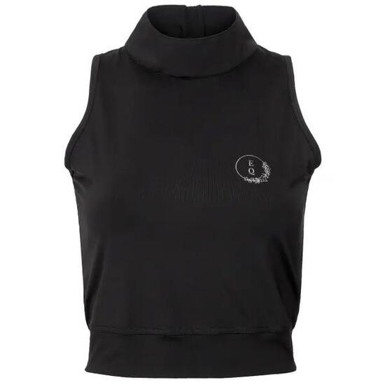 Top corto da donna EQUESTRIAN QUEEN Rylee 24SS Nero/Bianco