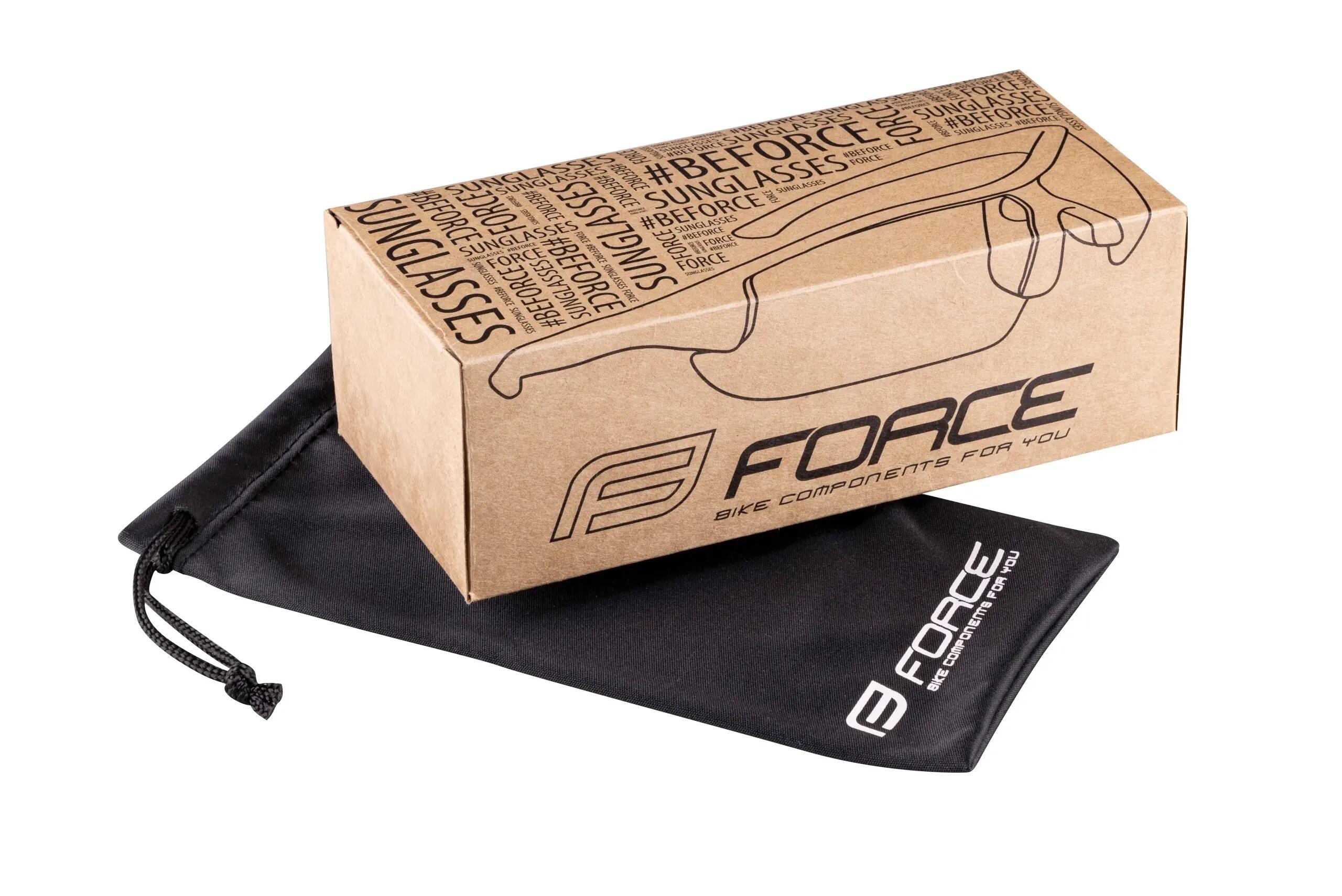 Ochelari Force Ombro Plus, lentila neagra, fluo mat 7/7