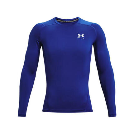 T-shirt manches longues Under Armour HeatGear compression bleu