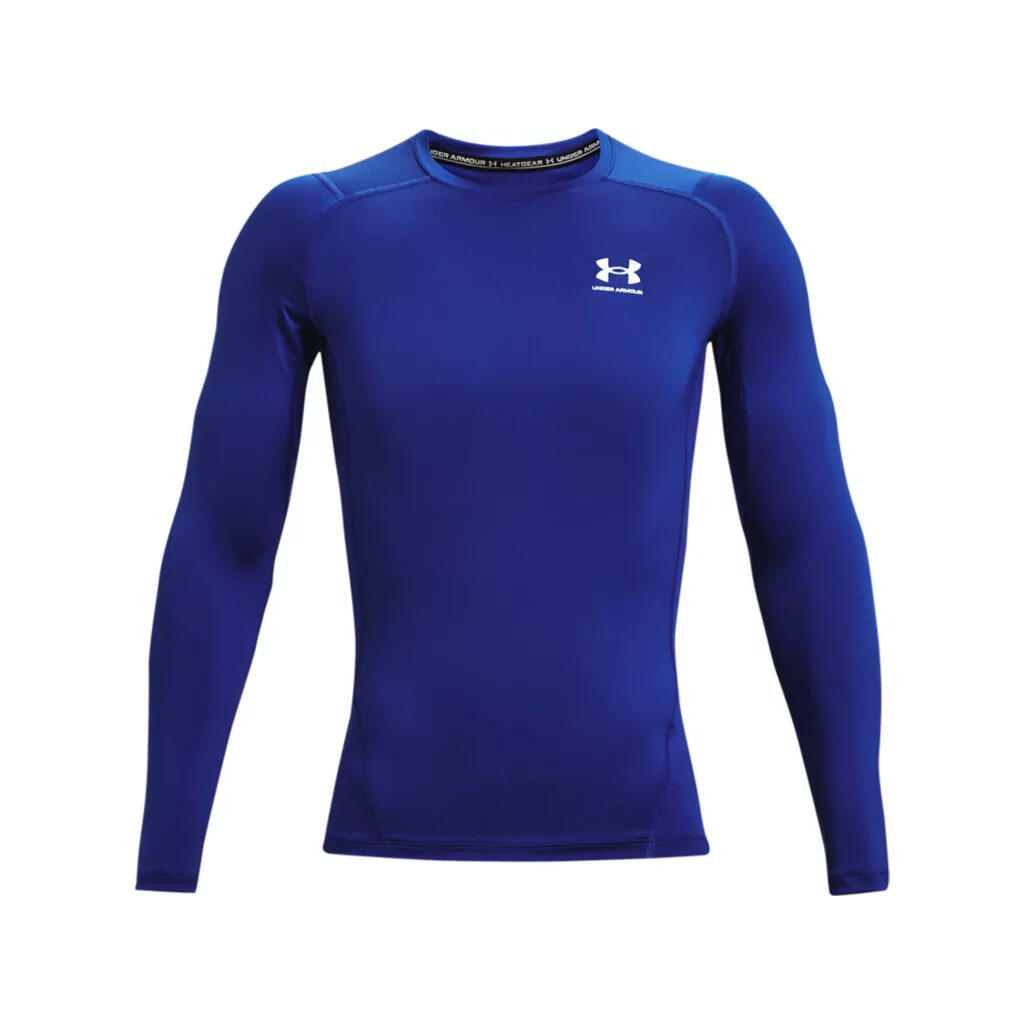 Under Armour - T-shirt Manches Longues Under Armour Heatgear Compression Bleu - Maillot Manches Longues - Bleu - 40 M - Decathlon
