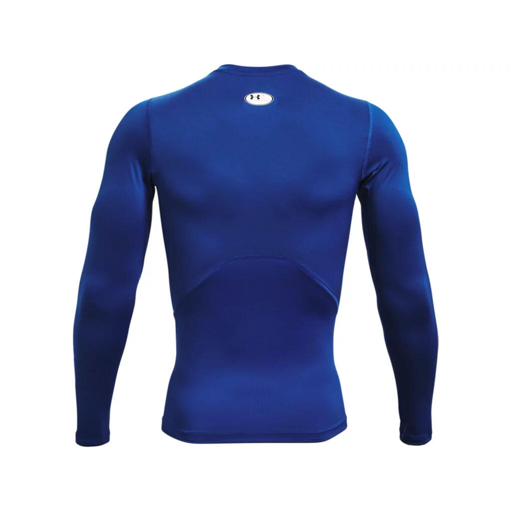 Langarmshirt Under Armour HeatGear Kompression Blau 2/7