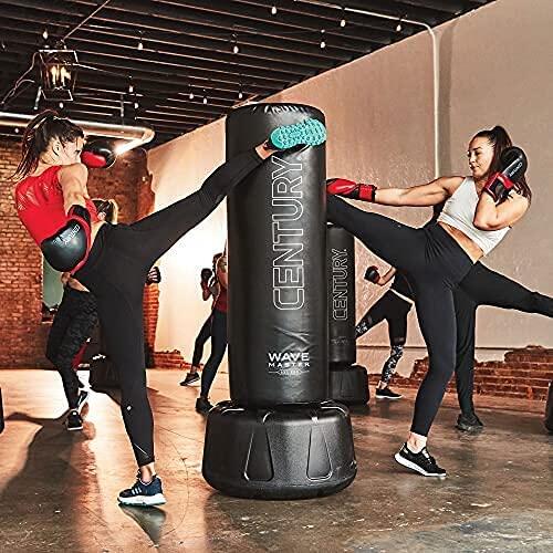 Sac de frappe sur pied arts martiaux boxe bleu unisexe Wavemaster 2XL Pro 2/4