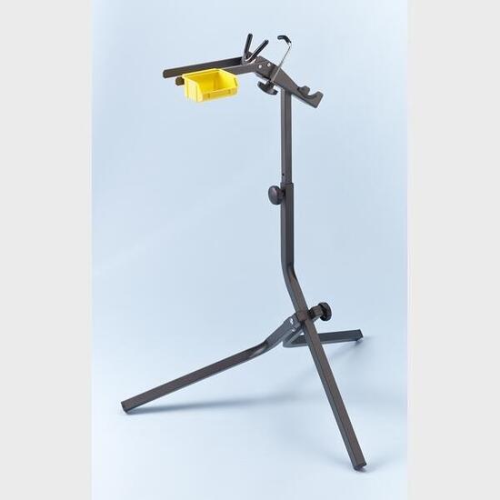 Support pied atelier vélo