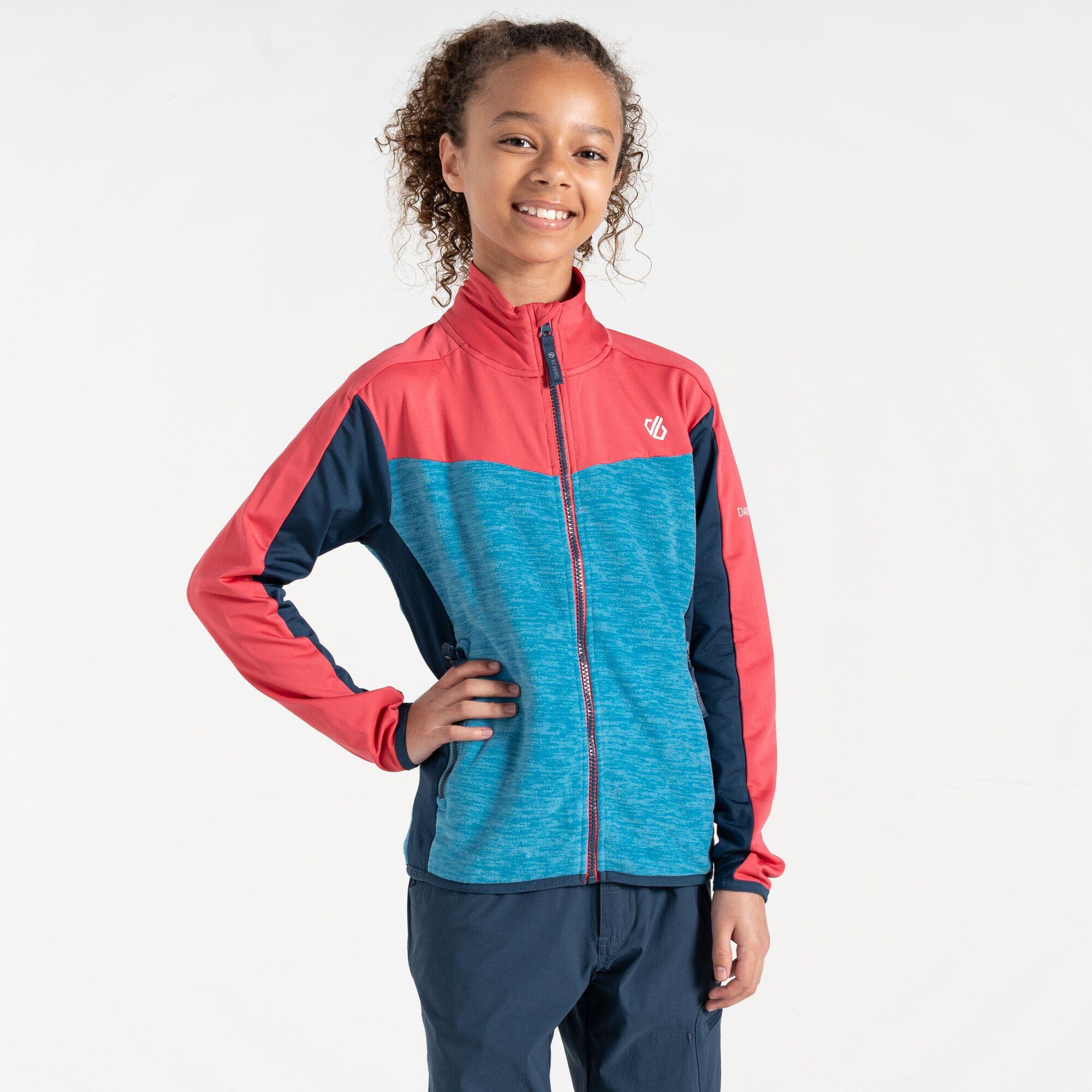DARE 2B Emergent Stretch-Midlayer zum Wandern mit halblangem Reißverschluss für Kinder