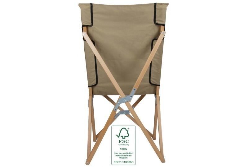 Eifel Outdoor Equipment Buchenholz-Klappstuhl Large- Sand 3/5