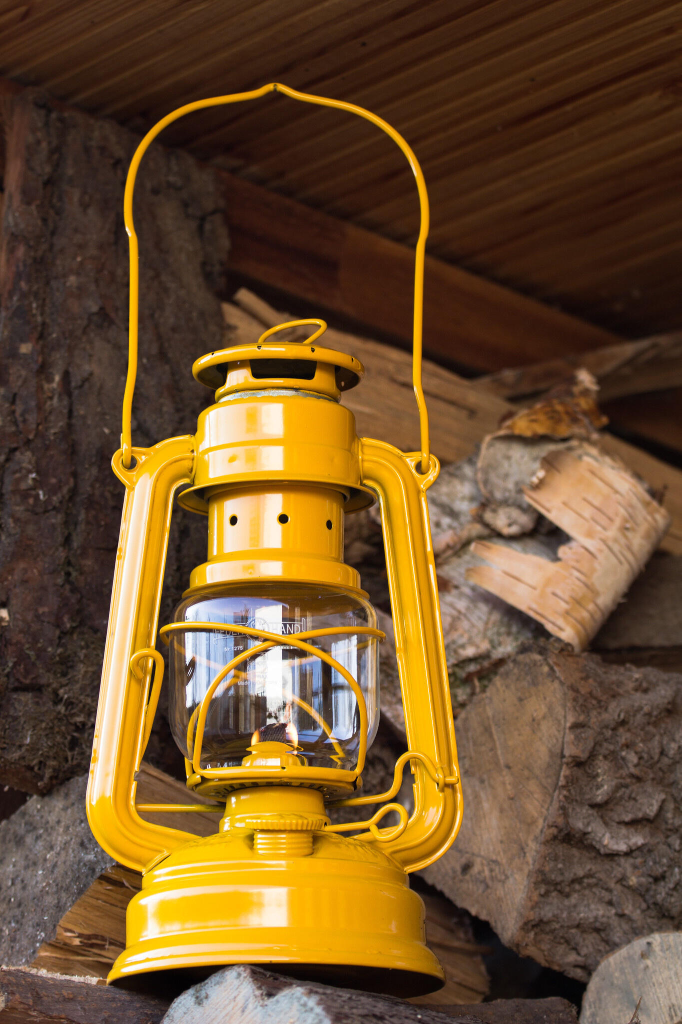 Feuerhand Lanterne Storm 276 Eternity - Signal Yellow 3/7