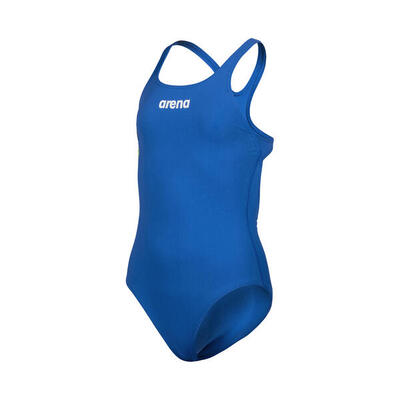 Arena meisjes team swim pro solid badpak - koningsblauw/wit - uk maat 24
