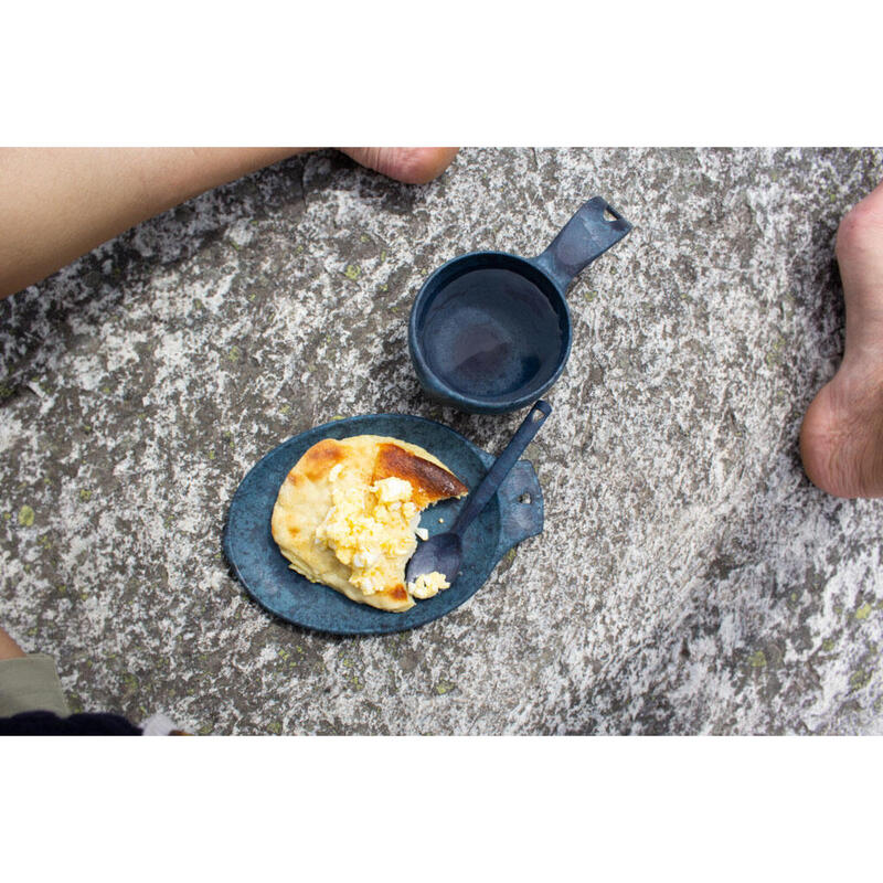 Taça Camping - Conjunto Presente Mok, Lepel En Schotel