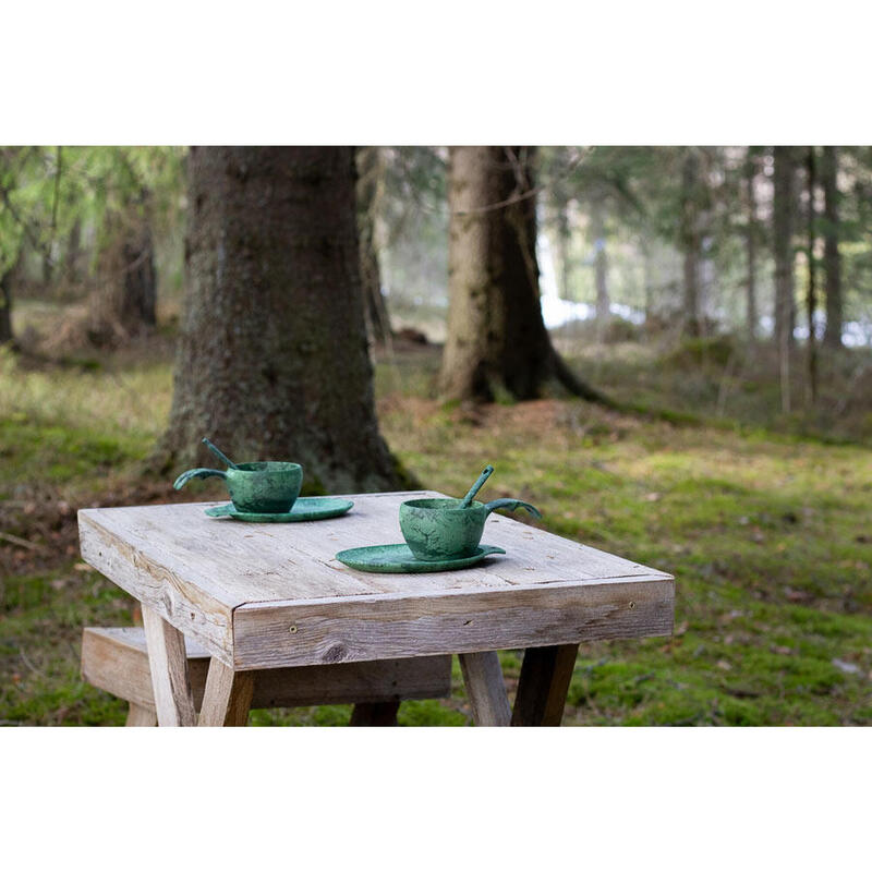 Kupilka 21 Tazza classica con cucchiaio-Conifer (verde)