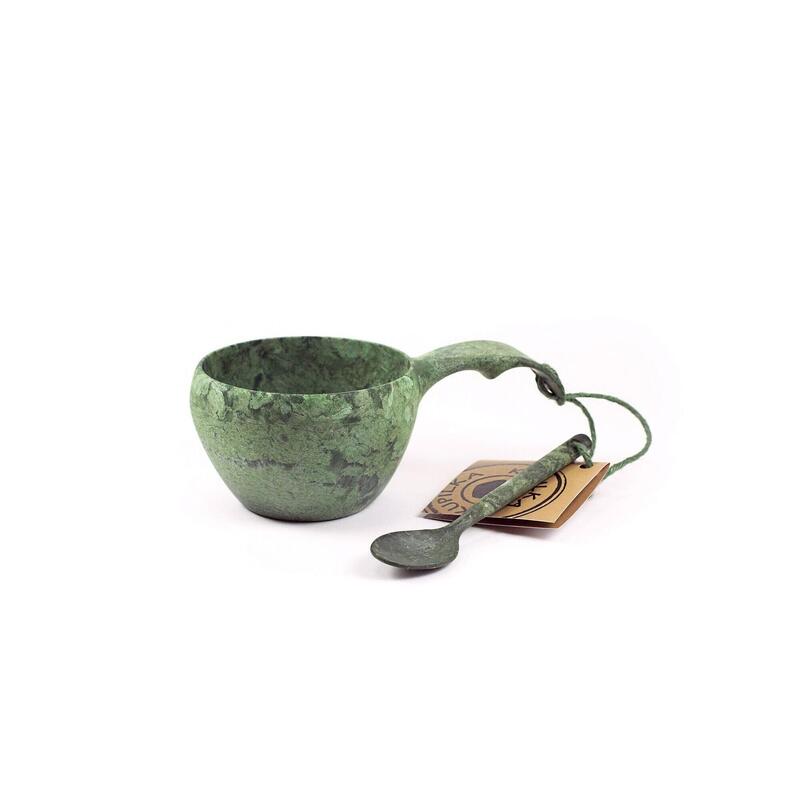 Kupilka 21 Tazza classica con cucchiaio-Conifer (verde)