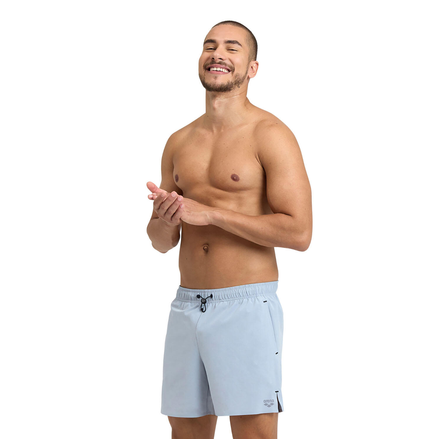 Arena - Shorts De Bain Homme - Evo Solid - Maillot De Bain 1 Pièce - Gris - S - Decathlon
