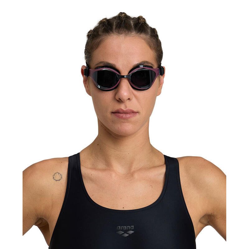 Lunettes de natation Arena Air-Bold Swipe Bordeaux/Noir