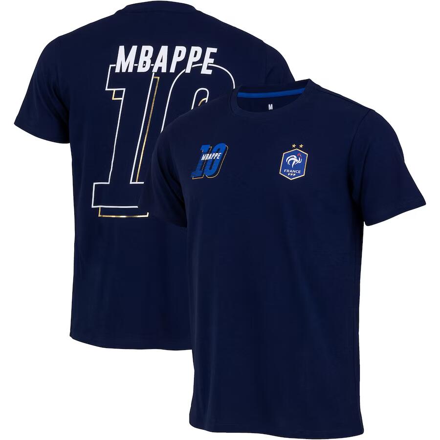 Frankrijk Mbappé T-shirt Heren 3/3