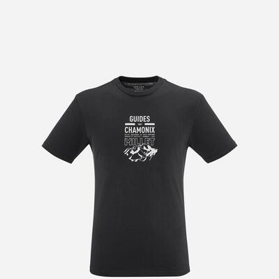 T-shirt voor heren compagnie des guides chamonix logo