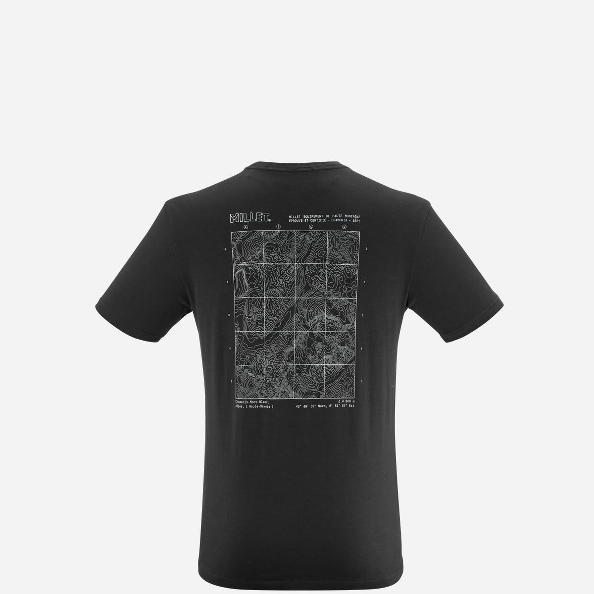 T-shirt Klimmen voor heren COMPAGNIE DES GUIDES CHAMONIX MAP 2/4