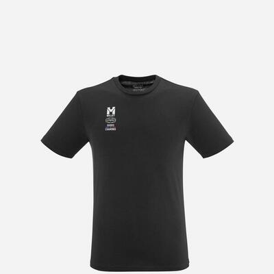 T-shirt klimmen voor heren compagnie des guides chamonix map