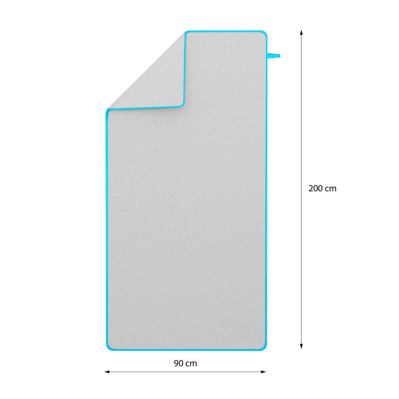 Prosop microfibră 200x90 uscare rapidă compact NILS NCR13