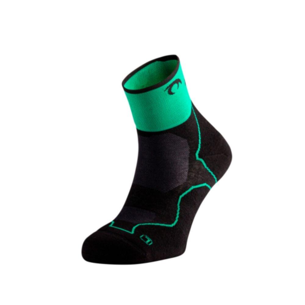 Calcetines Desafio Three unisex Negro/Verde running Unisex Verde LURBEL 1/5