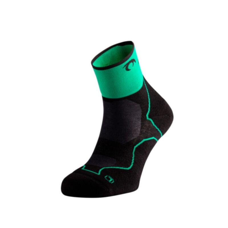 Calcetines Desafio Three unisex Negro/Verde running Unisex Verde LURBEL