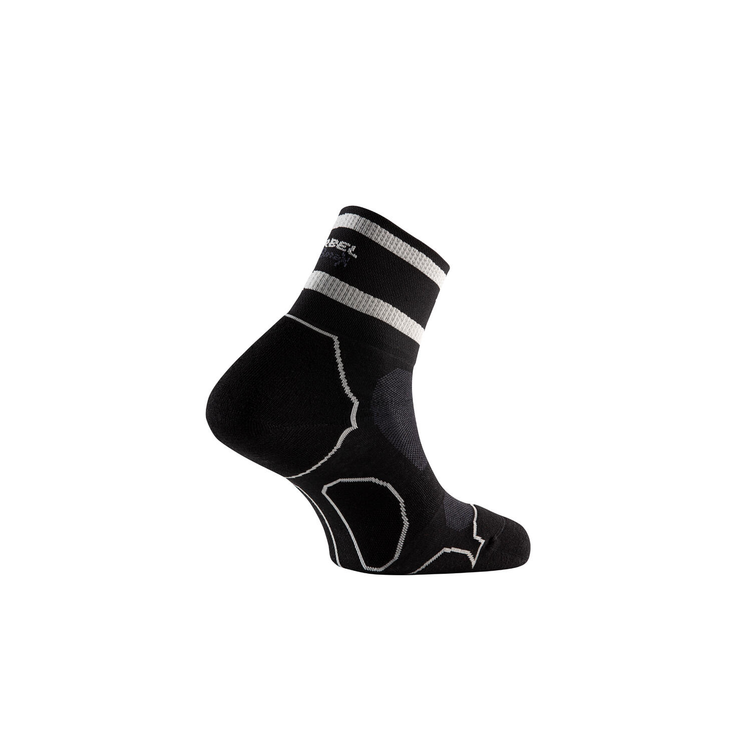 Meias Desafio Spirit Four preto cinzento corrida Cinzento LURBEL 2/4