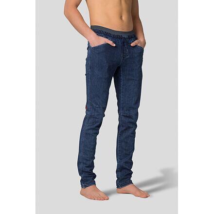 Mannen casual klimspijkerbroek met elastische taille RAFIKI donkerblauw 6/7