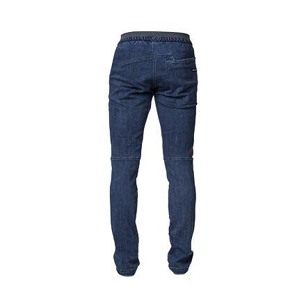 Mannen casual klimspijkerbroek met elastische taille RAFIKI donkerblauw 2/7