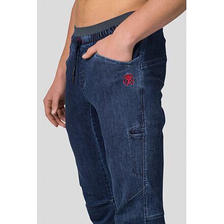 Mannen casual klimspijkerbroek met elastische taille RAFIKI donkerblauw 7/7