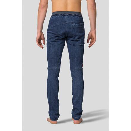 Mannen casual klimspijkerbroek met elastische taille RAFIKI donkerblauw 4/7