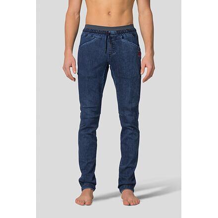 Mannen casual klimspijkerbroek met elastische taille RAFIKI donkerblauw 3/7