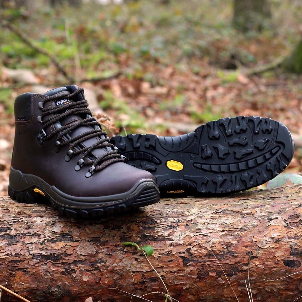 BOTA GR10353 TREKKING PARA ADULTO COURO ENCERADO CASTANHO - VIBRAM + SYMPATEX 4/6