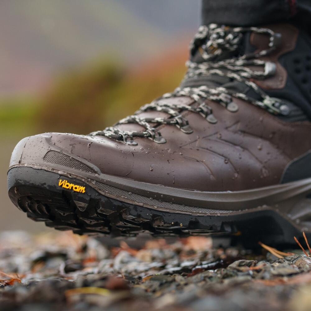 BOTA GR15203 TREKKING ADULTO COURO ENCERADO - VIBRAM+PU - GRITEX + RSYSTEM 6/7