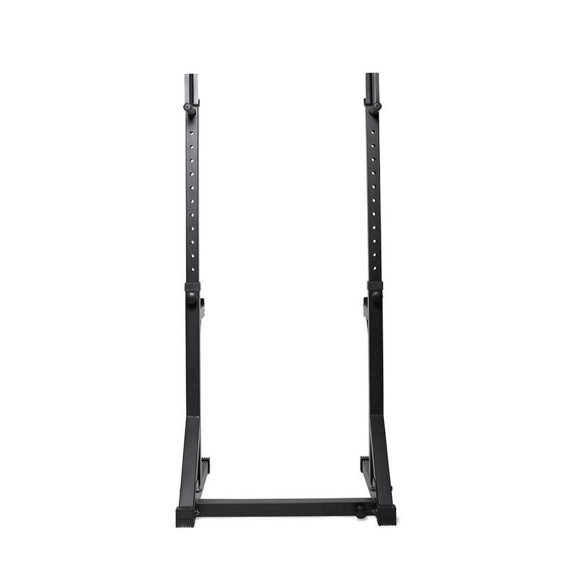 Support de squat ajustable  - Repose-haltères - Avec repose-dips