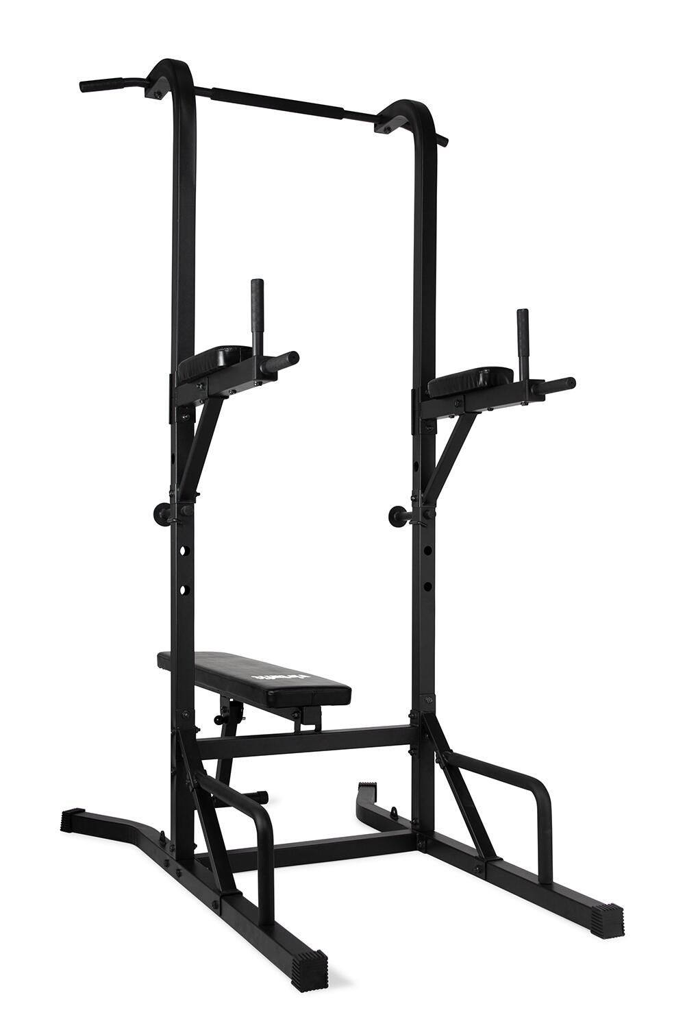 Power Tower Deluxe with Fitness Bench - Weight Bench 2/7