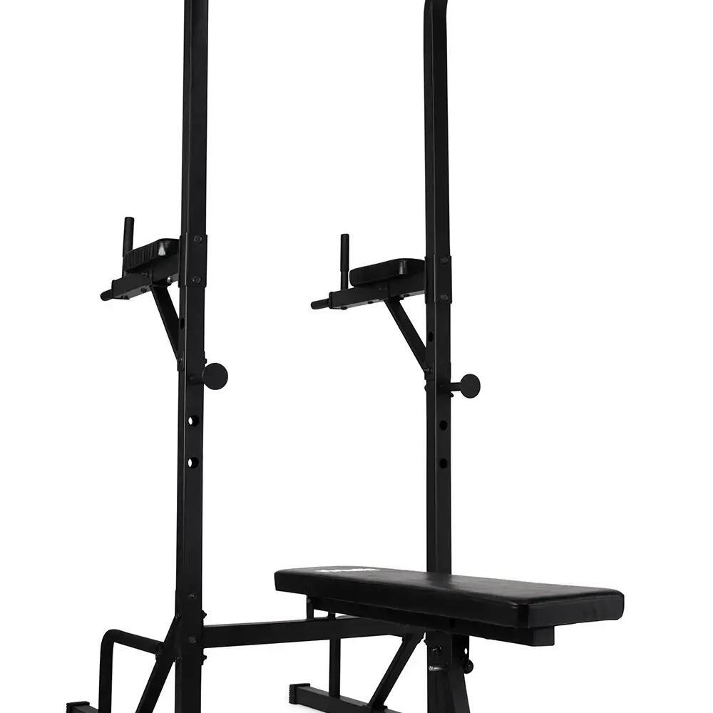 Power Tower Deluxe with Fitness Bench - Weight Bench