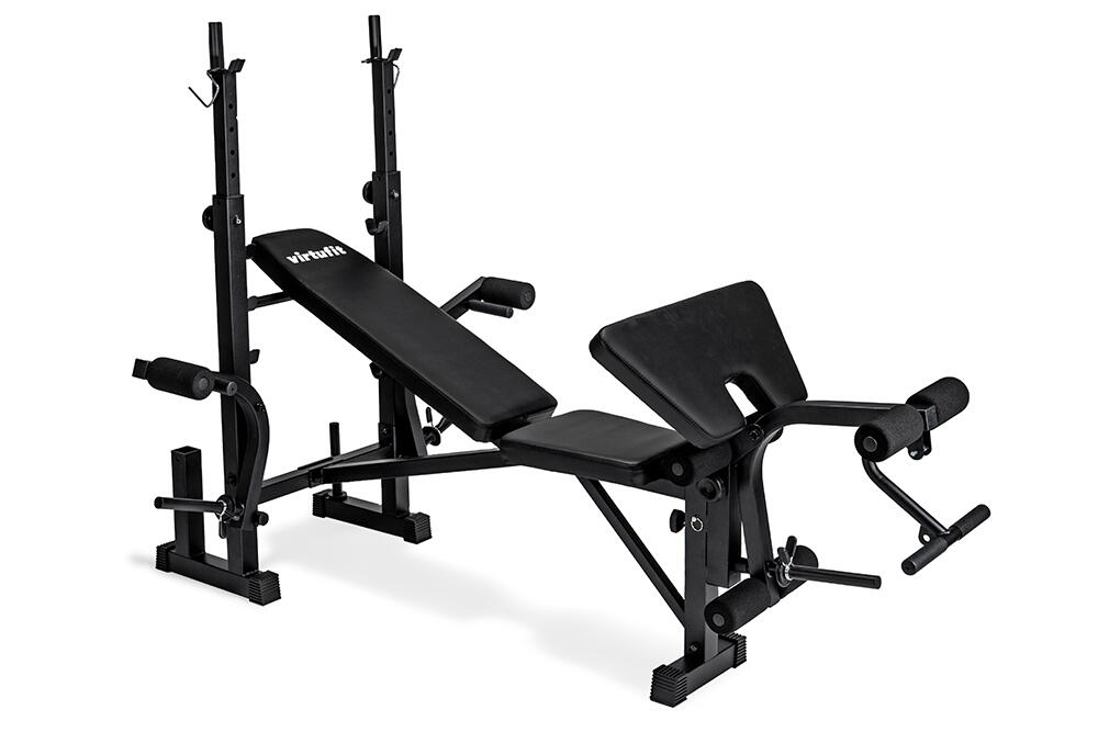 VIRTUFIT Halterbank - Multifunctionele Verstelbare Halterbank - Fitnessbank - Drukbank