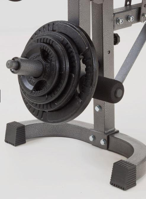 WBX 90 panca porta bilanciere richiudibile con Leg Extension e Arm Curl TOORX 3/6