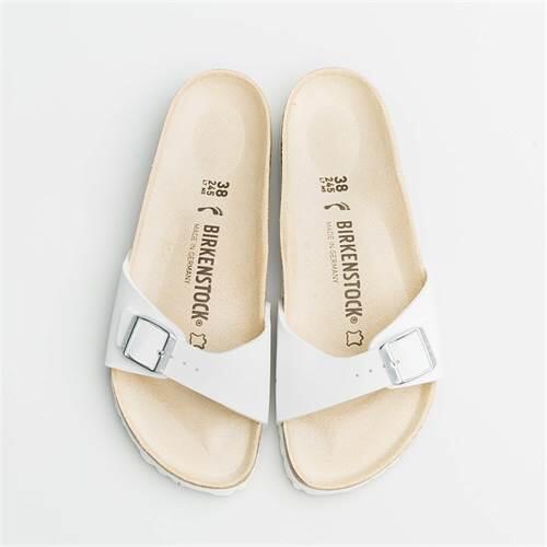 Sandálias Birkenstock Madrid Bf para mulher Branco 5/12