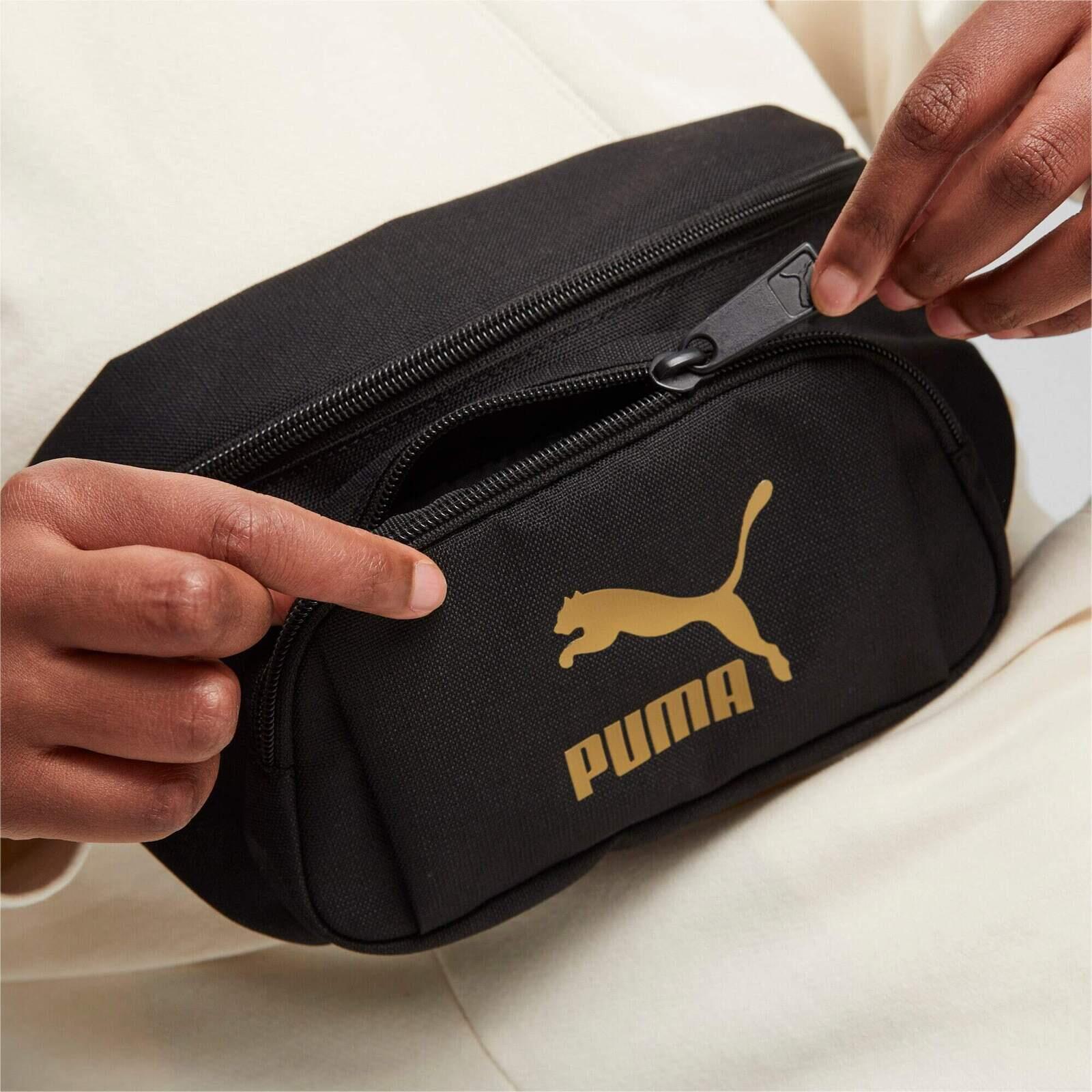 Bolsa Puma Classics Archive Waist Bag, Negro, Unisexo 5/5