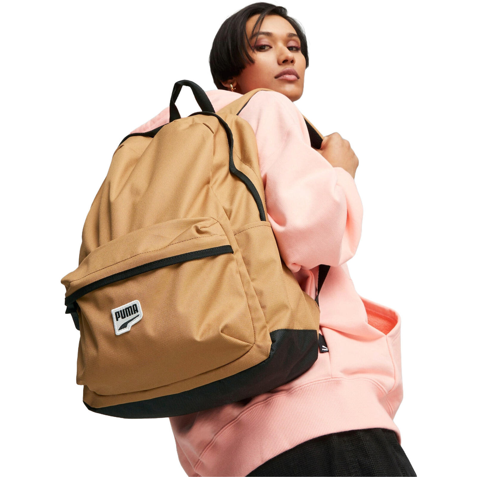 PUMA Zaino Puma Downtown 17L, Marrone, Unisex