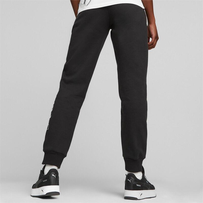 Pantalon Puma Logo Printed Elastic Waist Active Joggers, Noir, Femmes