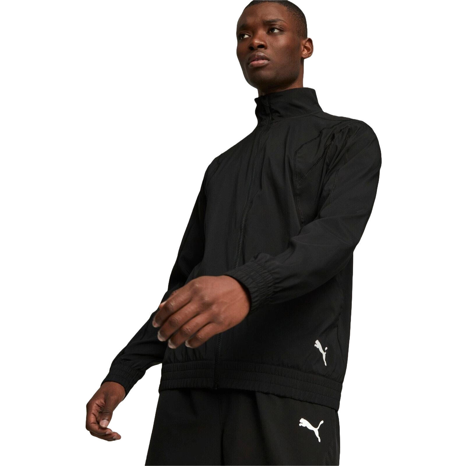 Puma - Veste Puma Zip-up Tracksuit Jacket Fit Woven, Noir, Hommes - Gilet Manches Longues - Noir - 36 Xs - Decathlon